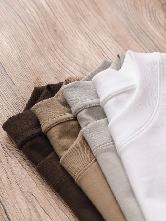 11.29oz 320Grams Heavy Cotton Weight Oversized Loose Men T-shirt Solid