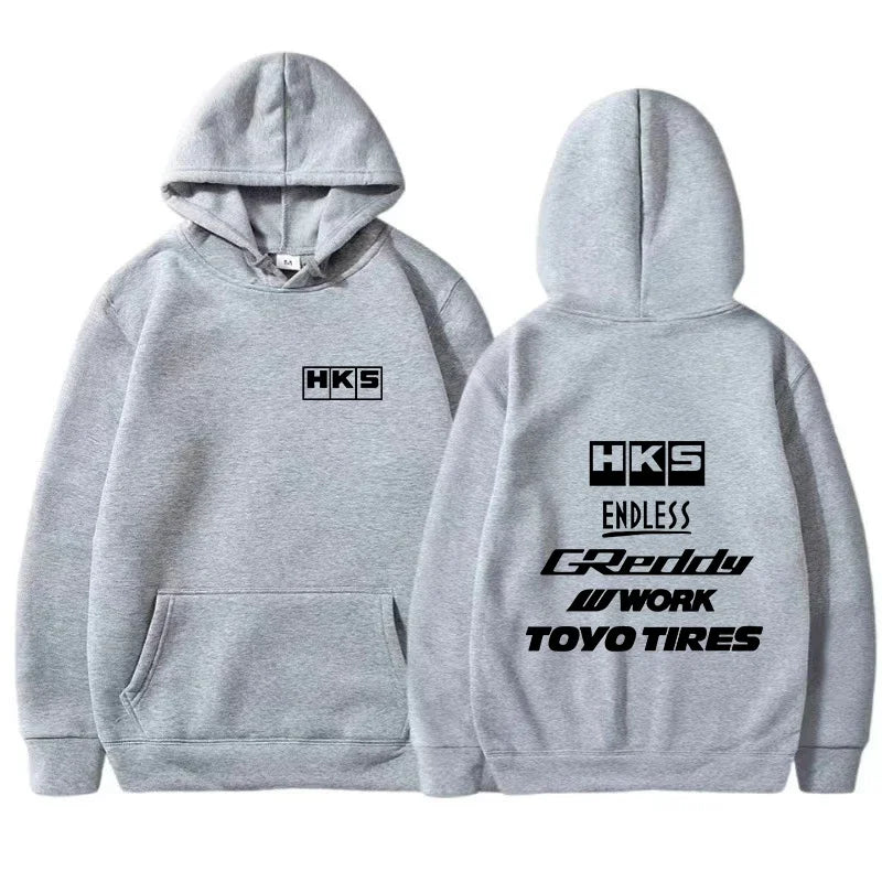 2025 Men Fashion Cool Hoodie Japan JDM Modified Car HKS ENDLESS Hoody