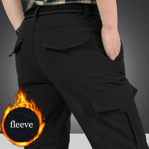 2024 Outdoor Work Tactical Pants Men Winter Casual Cargo Trousers