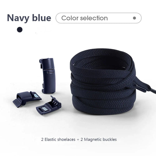 Magnetic Locking Shoelaces without ties Sneakers elastic laces