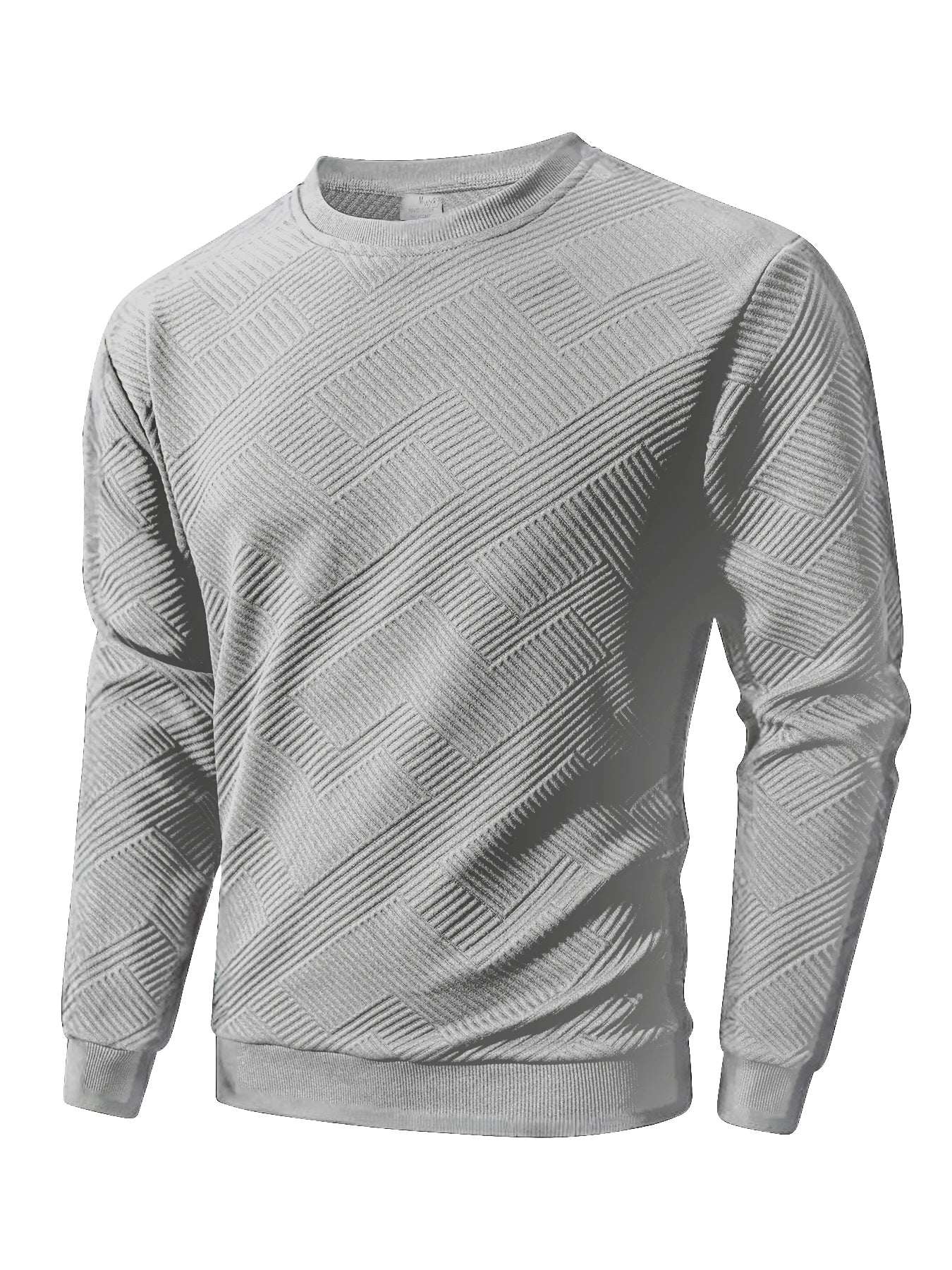 Men's Crew Neck Sweatshirts Spring Autumn Warm Basic Outdoor Pullover