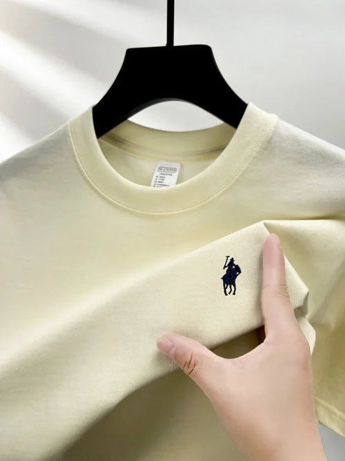 100% pure cotton short sleeve round neck men's T-shirt hot selling