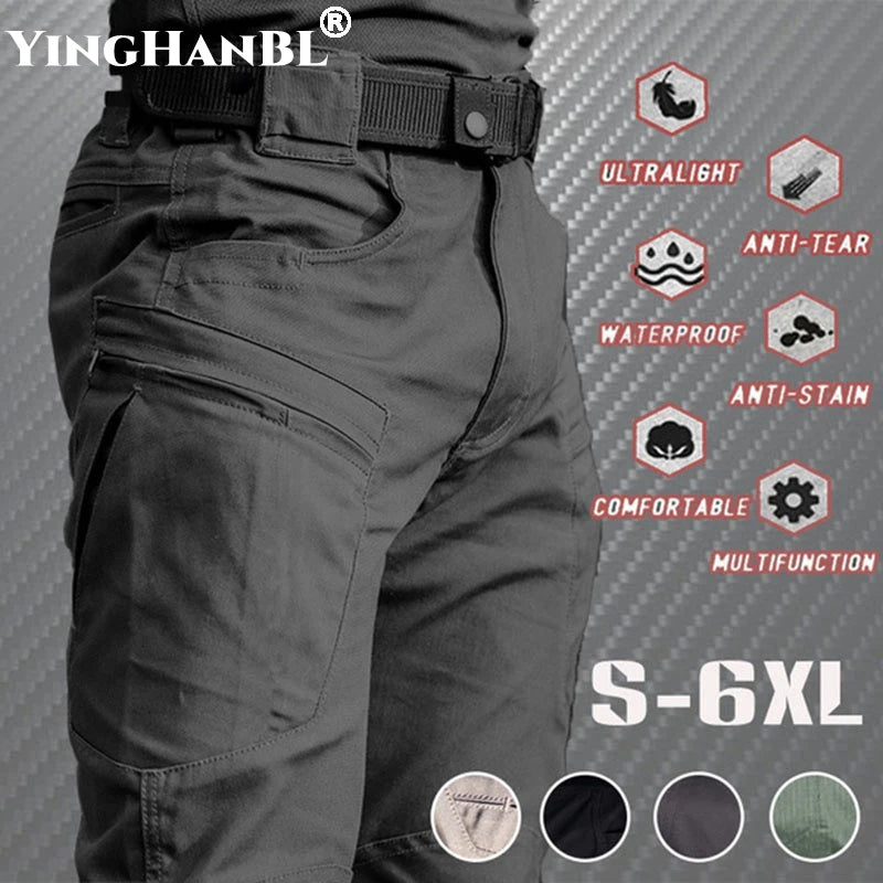 Summer Casual Lightweight Army Military Long Trousers Male Waterproof