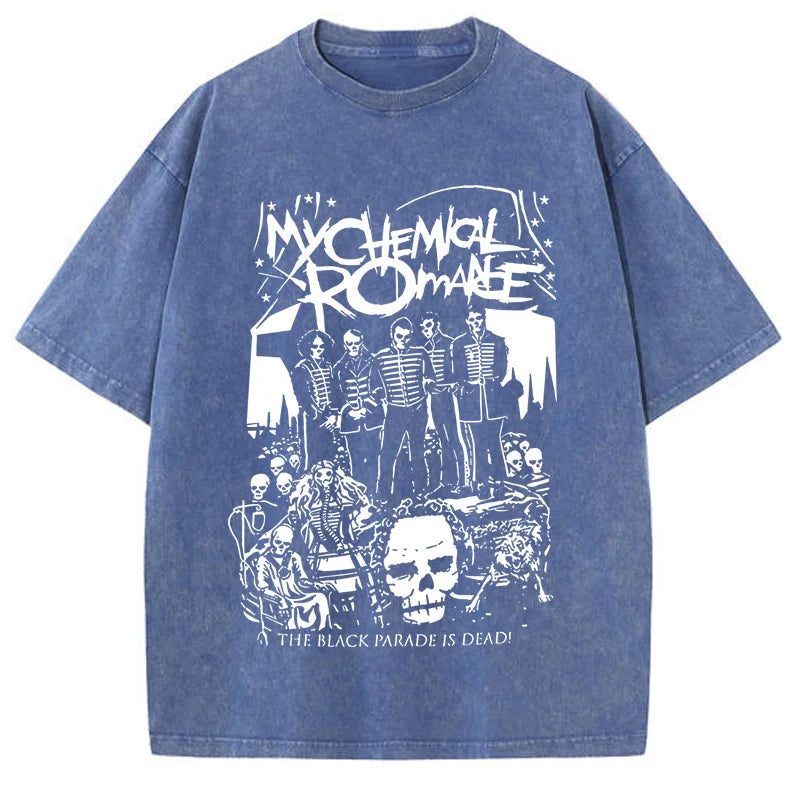 Summer My Chemical Romance Mcr Dead Men's T-Shirt Black Parade Punk
