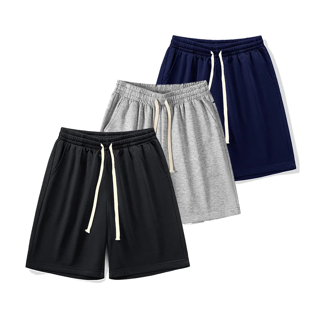 Summer Running Shorts for Men Casual Jogging Sport Short Pants Solid
