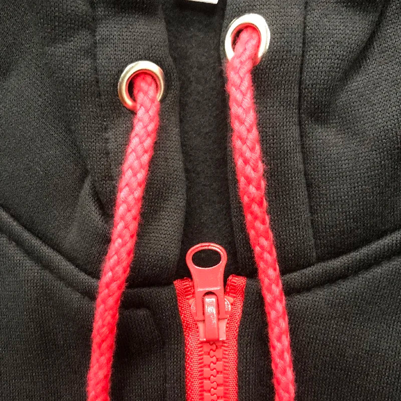 Men's Hoodie Black White Army Green Red Hooded Color Block Fleece Cool