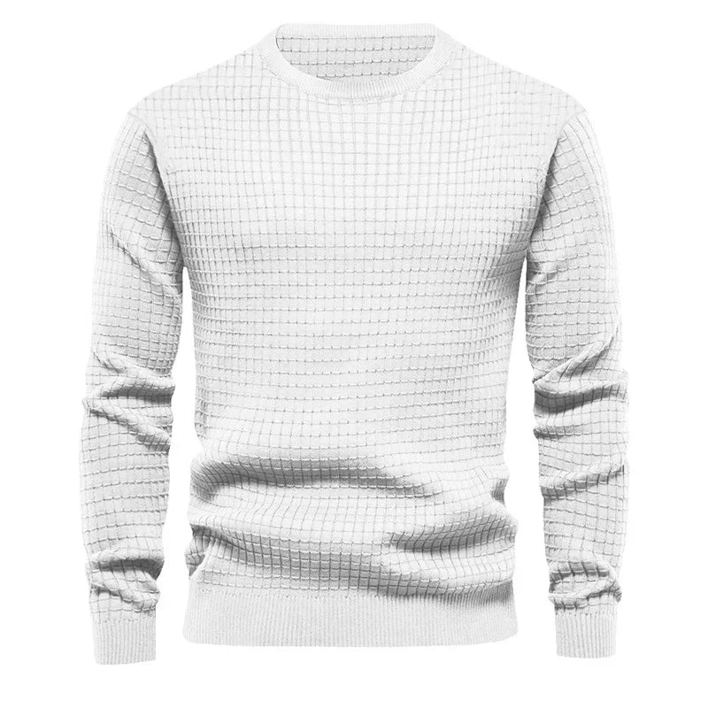 New Men's Crew Neck Sweatshirts Solid Color Large Sweatwear Spring