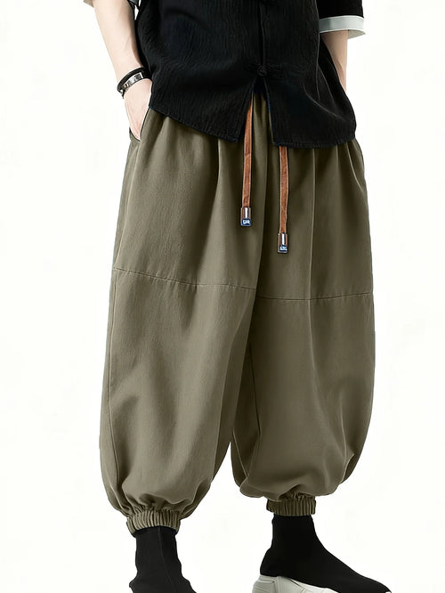 FGKKS Brand New Men Pants Fashion Korean Style Harem Loose Style