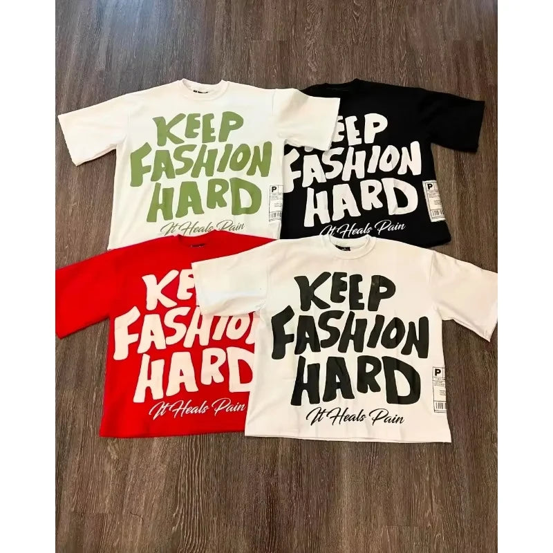 Graphic Round Neck Pure Cotton High Street New Women Printed T-shirt