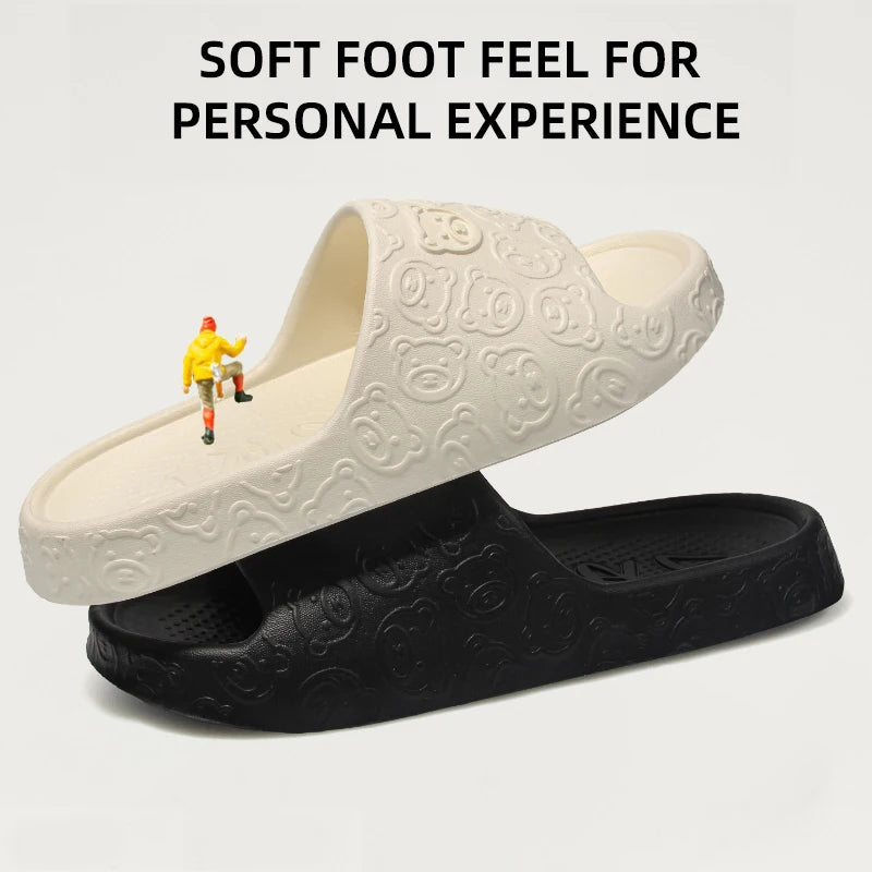 Summer Home Use EVA Slippers for Women Cute Cartoon Design Indoor