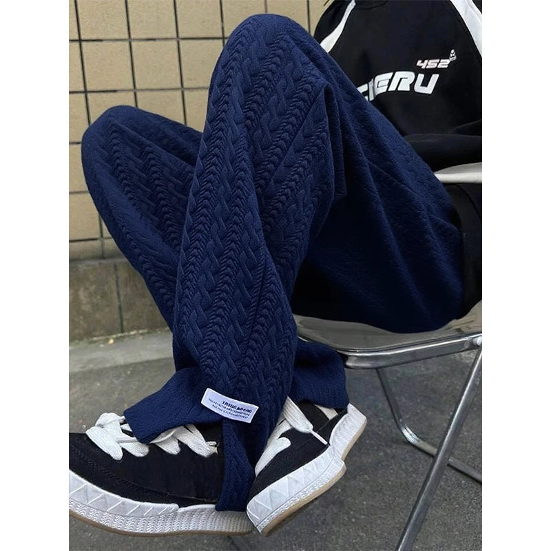 Men's Baggy Pants Sportswear Autumn Winter Male Trousers Gyms Hip Hop