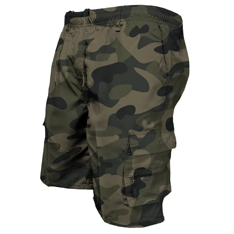Fashion Men's Military Cargo Shorts Mens Tactical Pants Casual Big