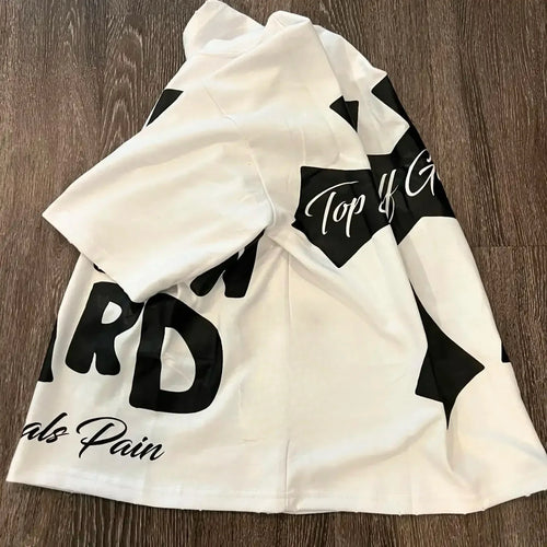 Graphic Round Neck Pure Cotton High Street New Women Printed T-shirt