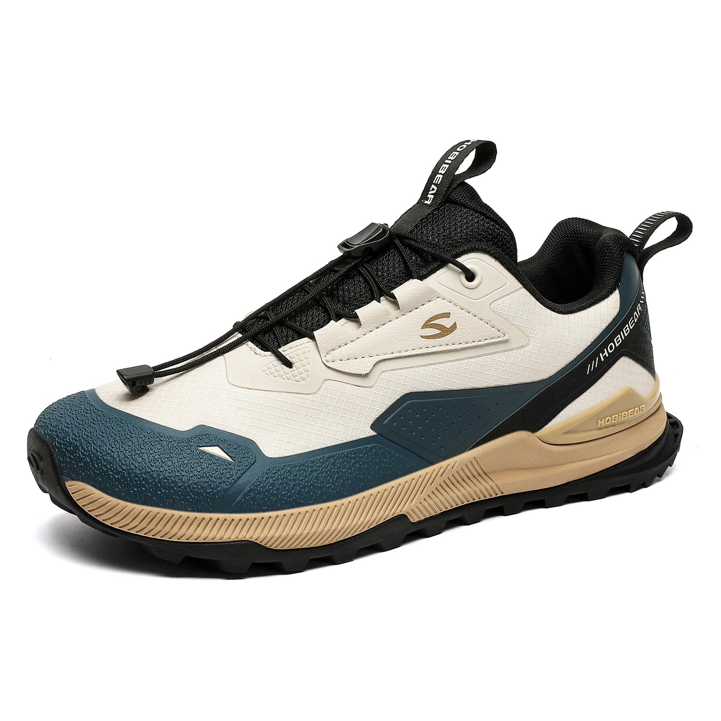HOBIBEAR Hiking Walking Shoes for Men Women Elastic Band Non Slip