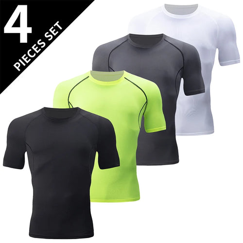 4/1/2 Pack Men's Gradient Quick-drying Sportswear Teenagers Leisure