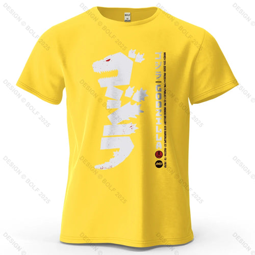 Japan Printed Men's T-Shirt 100% Cotton Oversized Harajuku Style