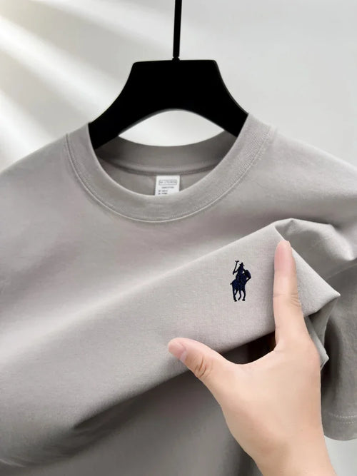 100% pure cotton short sleeve round neck men's T-shirt hot selling
