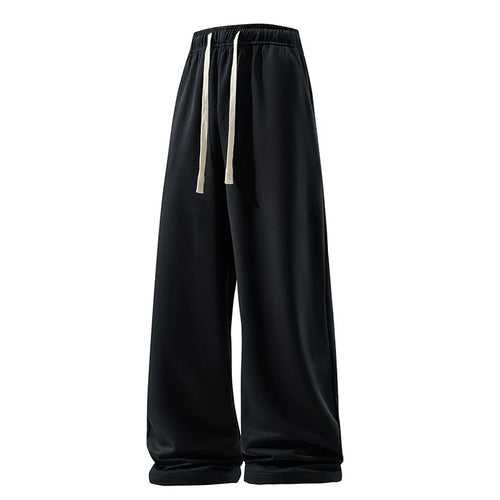 Wide Leg Pant Fashion Causal Breathable Men Sweatpant Male Autumn