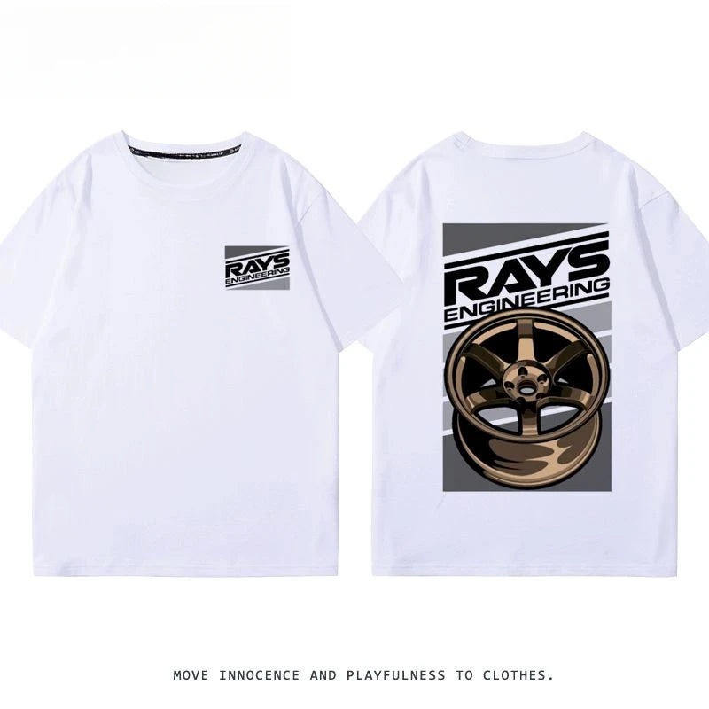 RA Wheel Rim TE37 Wheel Hub Modified Car Short Sleeve Men's and