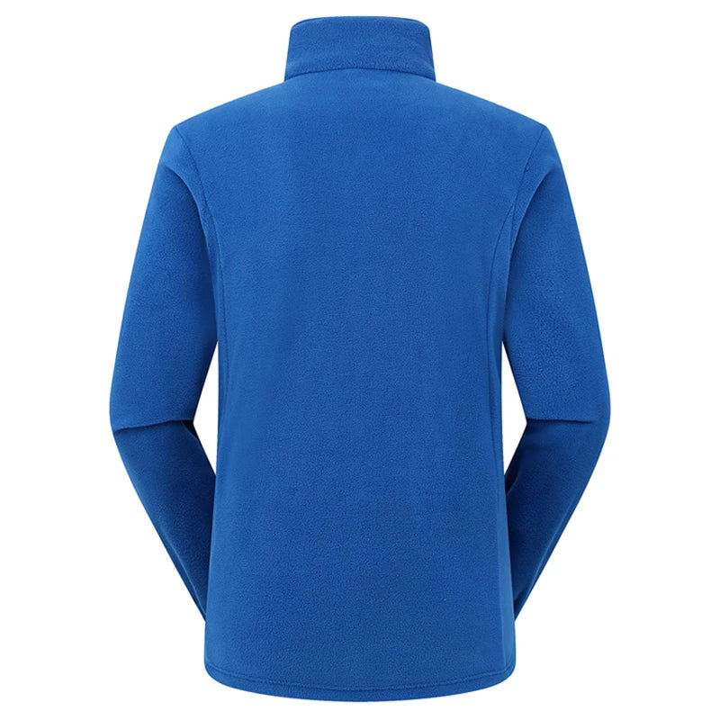 Soft Polar Fleece Jacket with Pockets Lightweight Outdoor Recreation