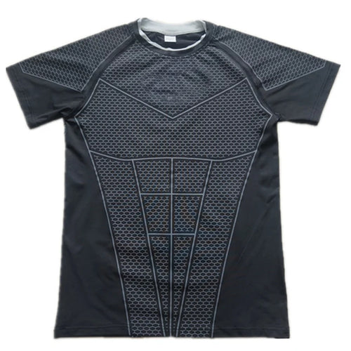 2026 New Men's Compression Quick Dry Skinny Fit Short Sleeve Athletic