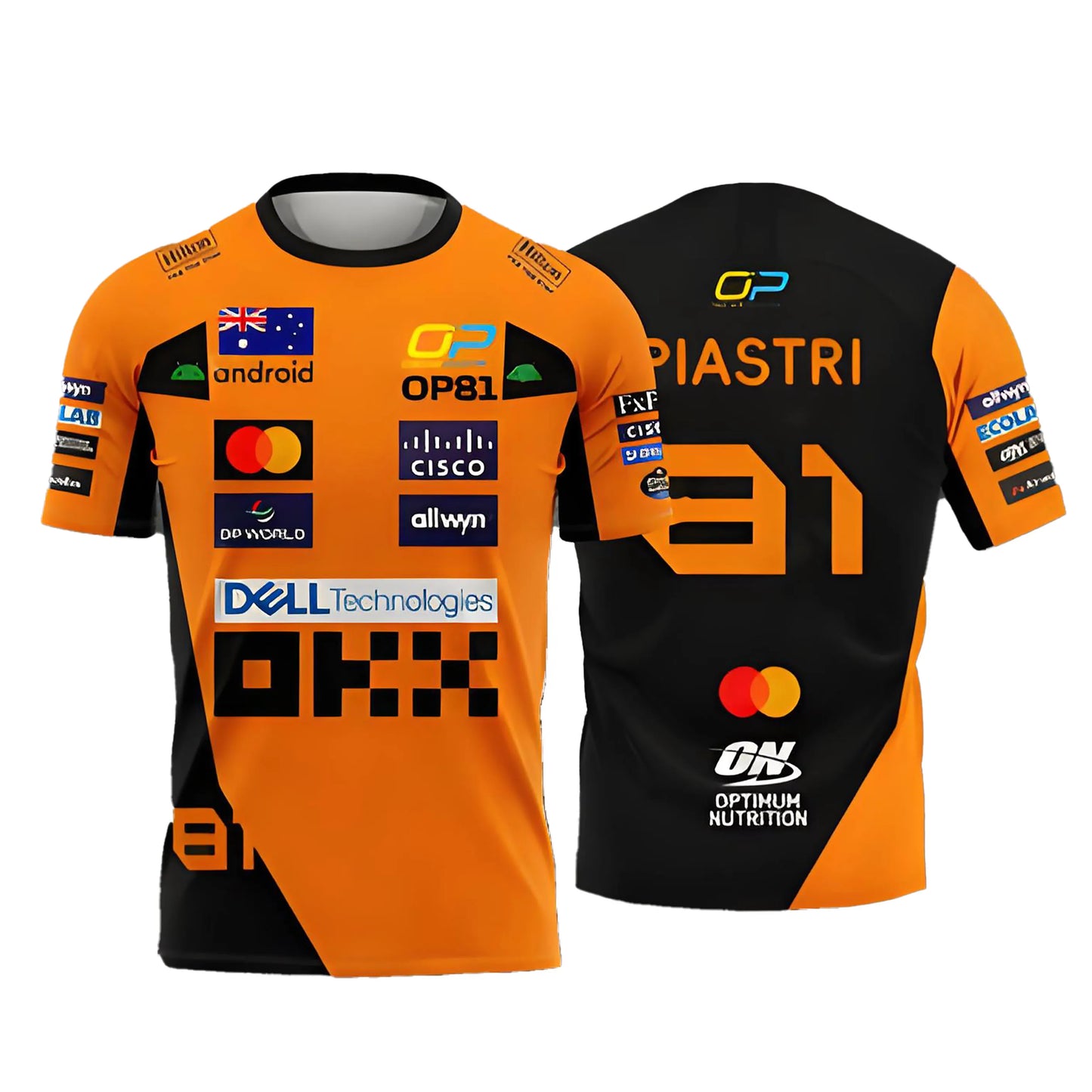 McLaren Racing Lando Norris Tee | 2025 NO.4 Edition Breathable