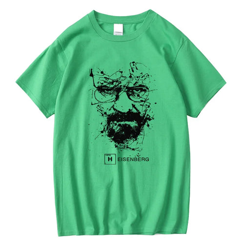 Men Fashion Casual Top Quality 100% Cotton Breaking Bad T Shirts Men