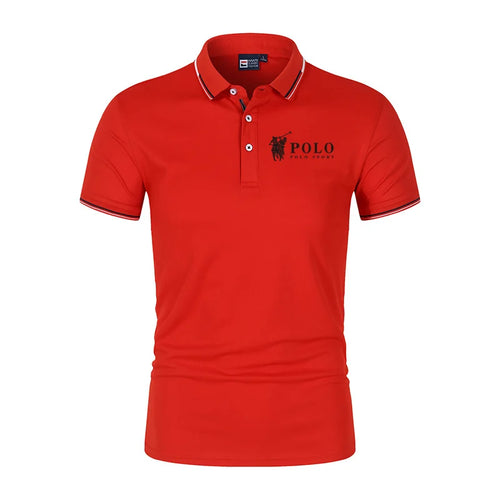 Men's premium summer polo shirt, quick drying, breathable, casual,