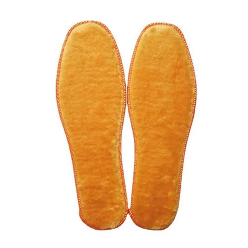 Shoe Insoles Faux Wool Soft Sweat-absorbing Women Men Keep Warm Shoe
