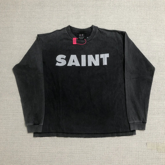 SAINT OF MICHAEL Best Quality Streetwear Vintage Long Sleeves Tee