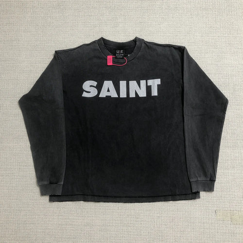 SAINT OF MICHAEL Best Quality Streetwear Vintage Long Sleeves Tee