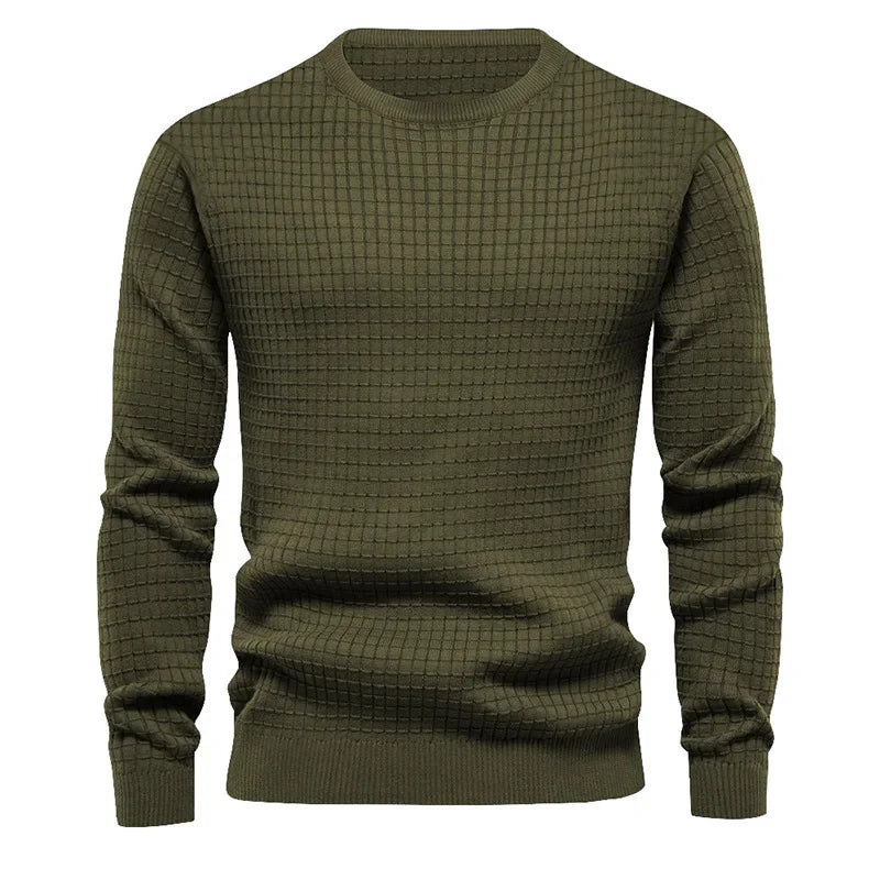 New Men's Crew Neck Sweatshirts Solid Color Large Sweatwear Spring