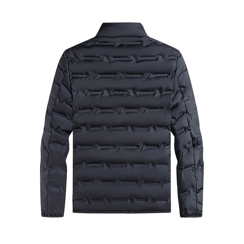 Graphene Self-heating Down Jacket Men Solid Windproof Pleated Down