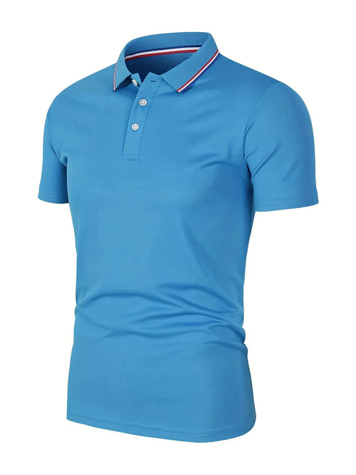 2025 Hot Sale Men's Summer Casual Breathable Comfortable Polo Shirt