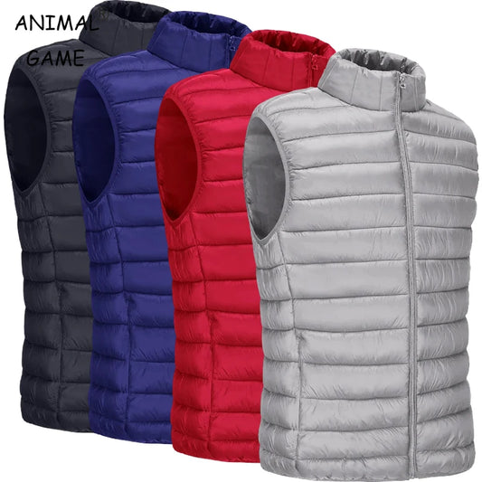 Men's Casual Vest Jackets Lightweight Sleeveless Coats Outdoor Full