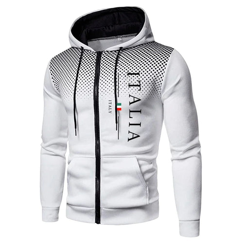 Autumn Winter Popular Men's Tracksuit Zipper Hoodie and Sweatpants
