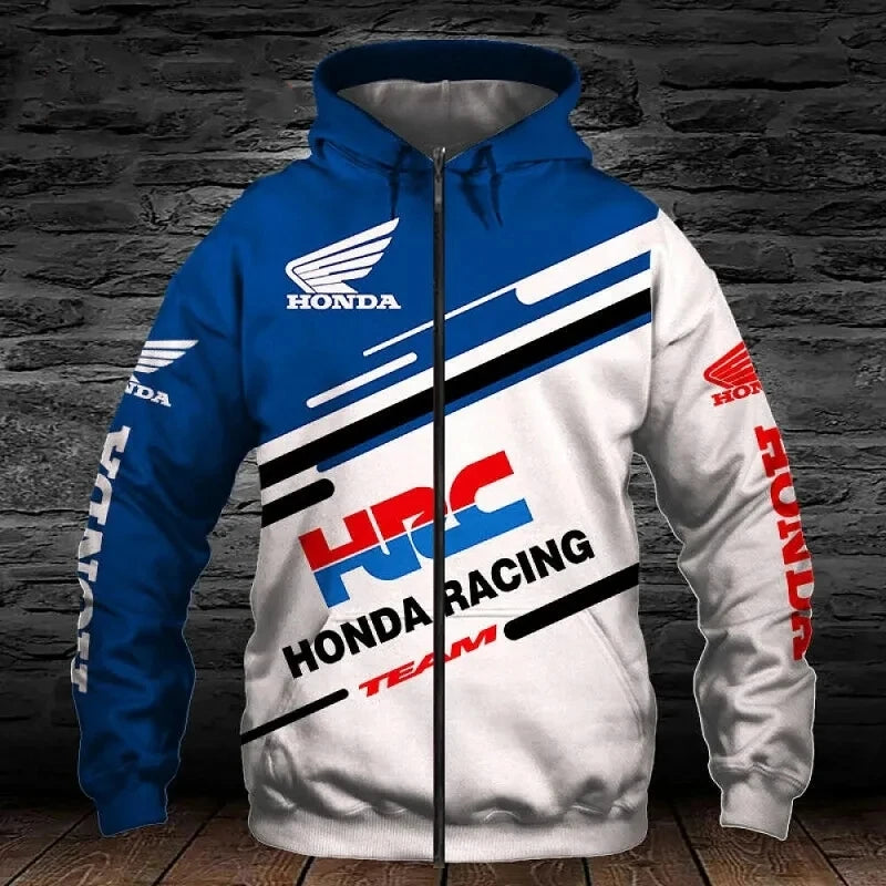 2026 New Fashionable Honda Logo Spring and Autumn Coat 3D Printed