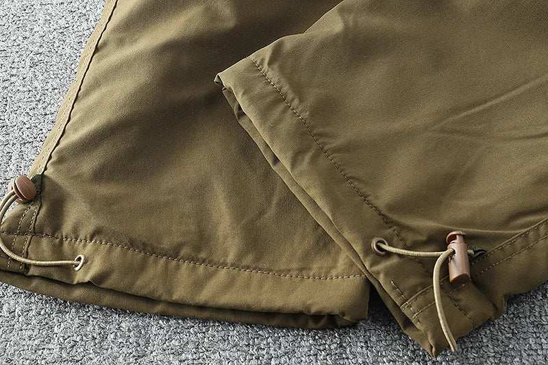 Tooling Pants Thick Waterproof Fleece Cargo Pants Men Women Winter