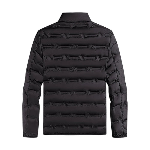 Graphene Self-heating Down Jacket Men Solid Windproof Pleated Down