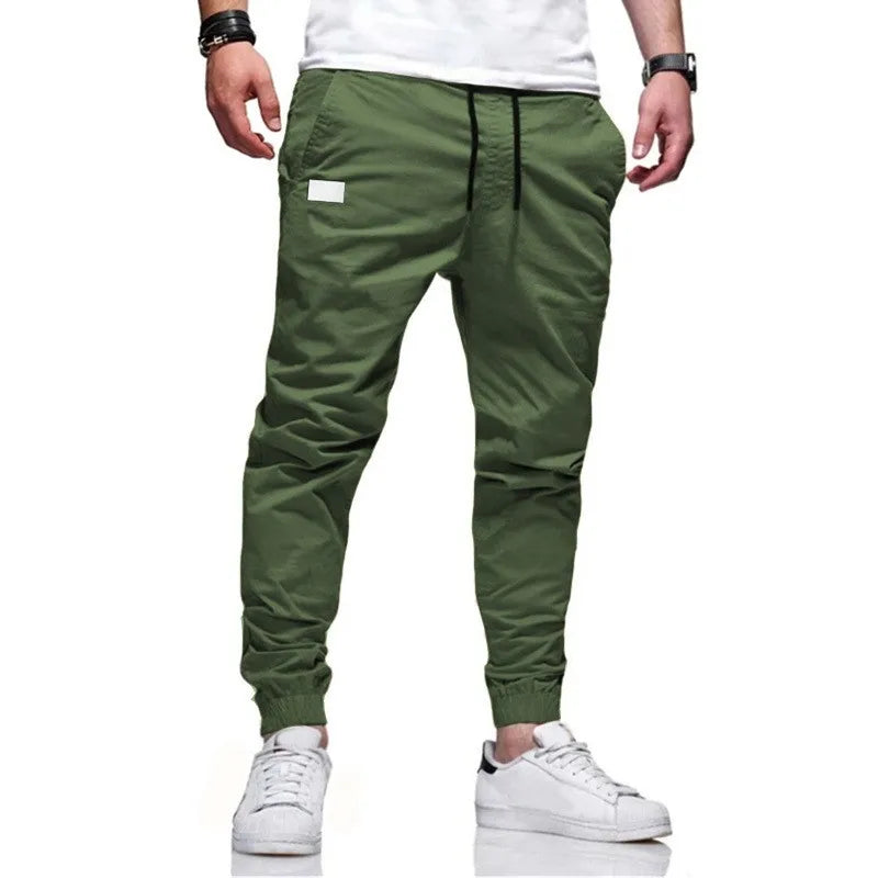 2025New Men's Casual Sports Pants Sweatpants Male Jogger Cargo Harem
