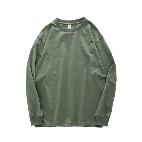 Dukeen 280g Heavyweight Long-Sleeved T-Shirt for Men 100% Cotton