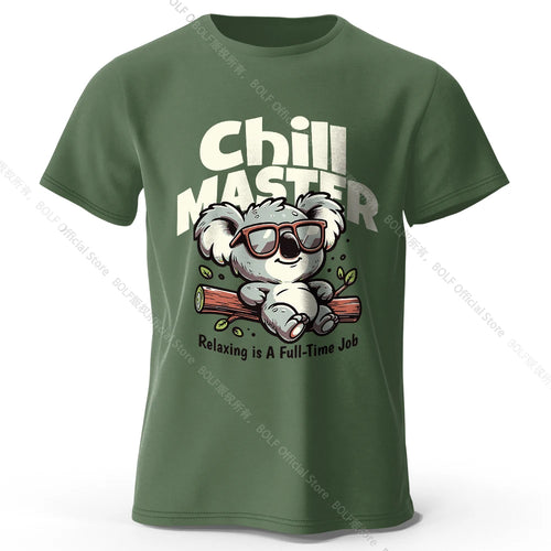 Whimsical Hand-painted Animal T-shirt 100% Cotton - Cute Cartoon Style