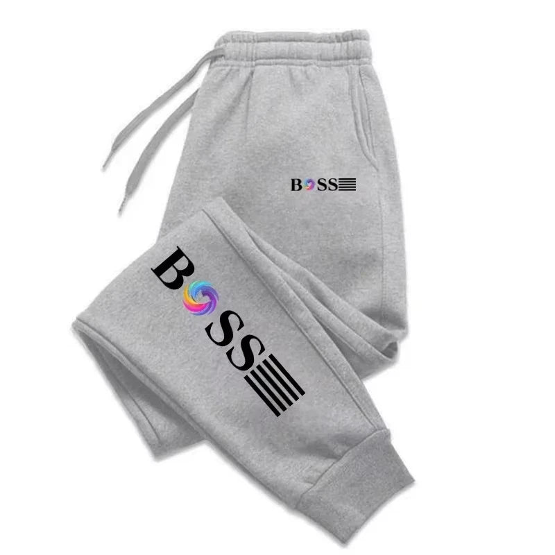 2025 New Men's Slow Running Sports Pants for Daily Leisure Boss Letter