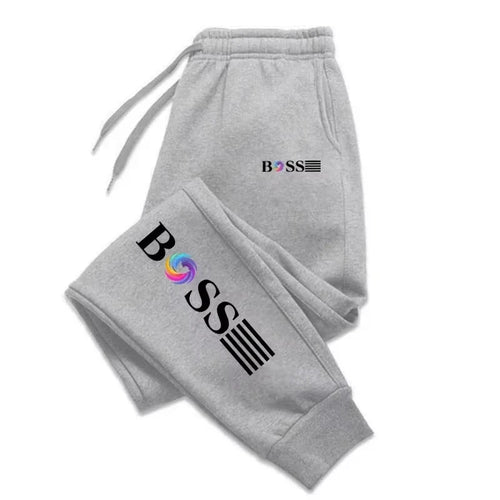 2025 New Men's Slow Running Sports Pants for Daily Leisure Boss Letter