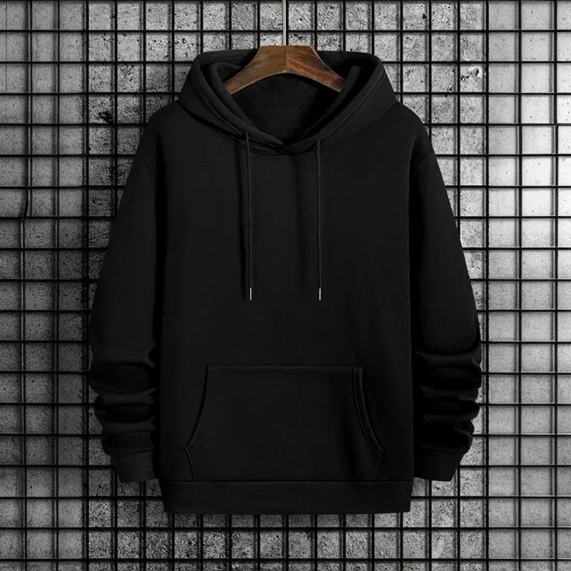 2025 Fall/winter New Arrival Men's Hoodie High Quality Solid Color