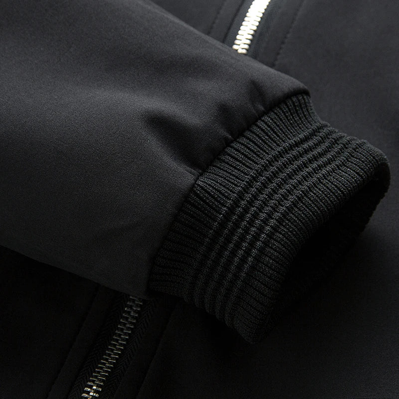 Men Bomber Jacket Thin Slim Long Sleeve baseball Jackets Mens