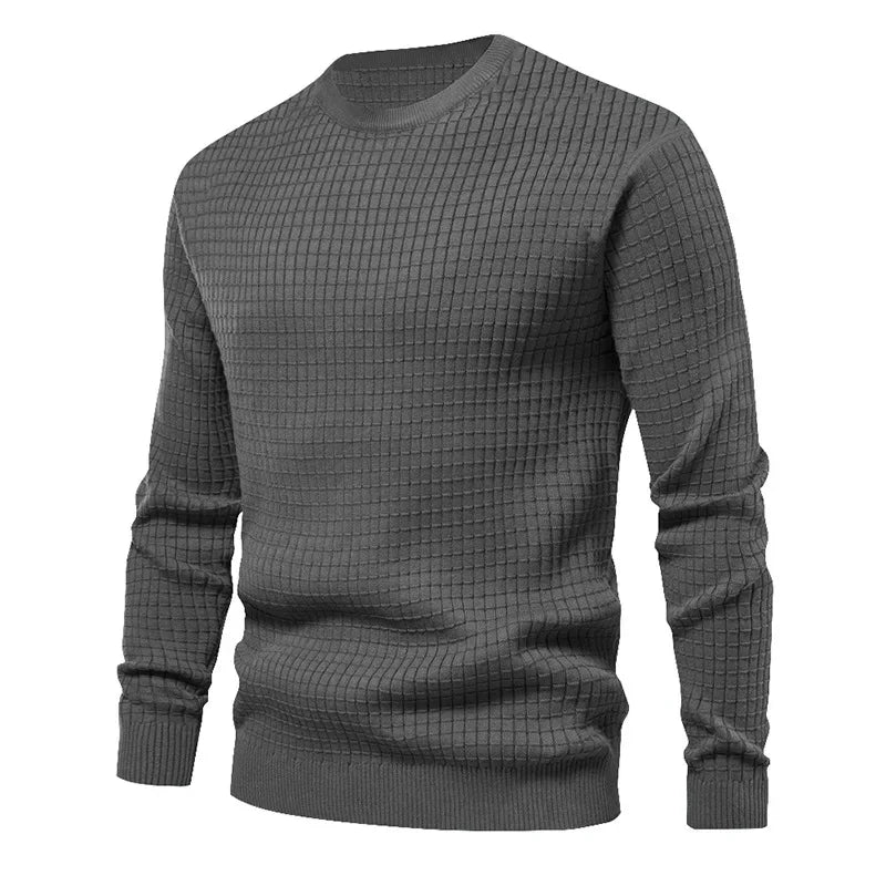 New Men's Crew Neck Sweatshirts Solid Color Large Sweatwear Spring