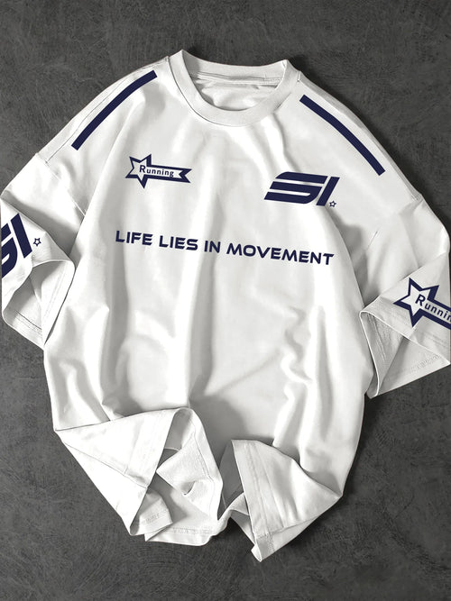 The new men's T-shirt for summer 2025 is a casual sporty breathable