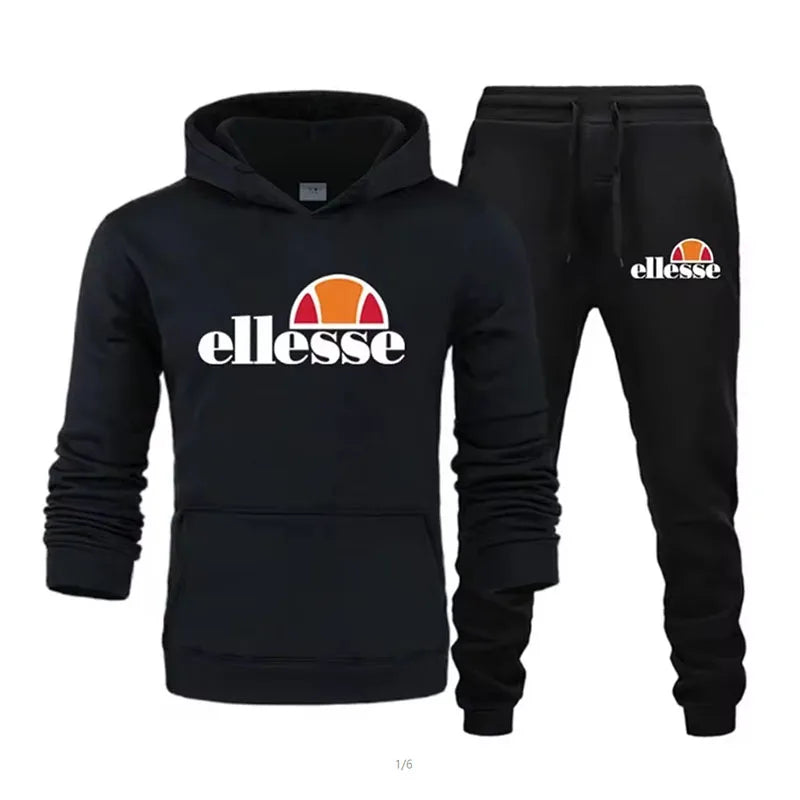 Hoodies, hoodies, men's autumn and winter sports and leisure suits,