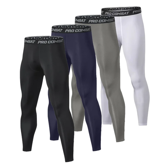 New Men's Tight Sports Pants Slim Pants Autumn And Winter Thermal